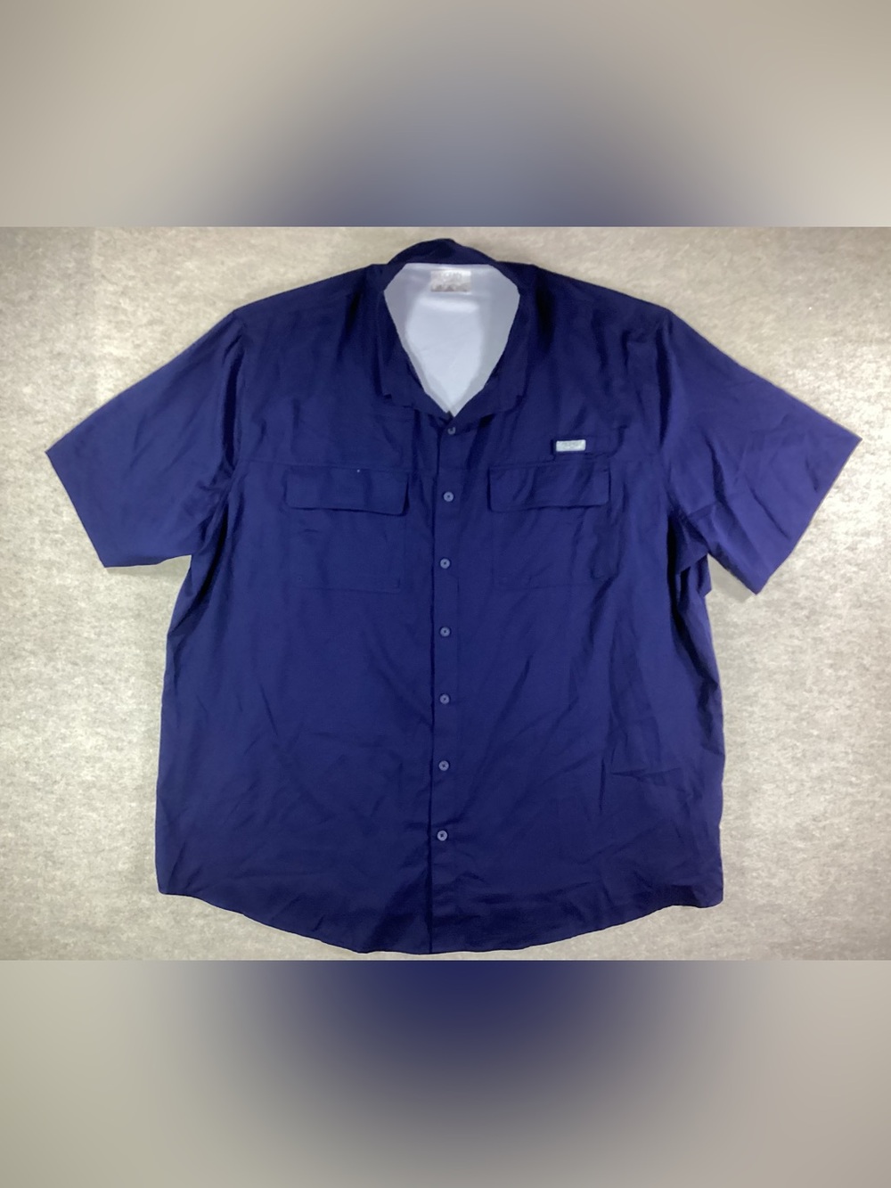 Ocean + Coast Button-Down Blue Fishing outdoors Shirt 3XLT